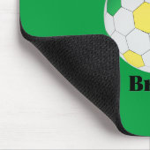 Brasilien Fußball Mousepad (Ecke)