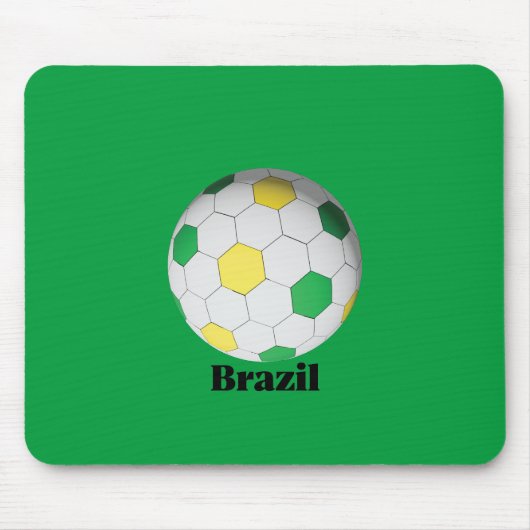 Brasilien Fußball Mousepad (Vorne)