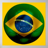 Brasilien Fußball Poster (Vorne)