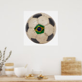 Brasilien Fußball Poster (Küche)