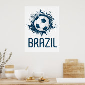 Brasilien Fußball Poster (Küche)