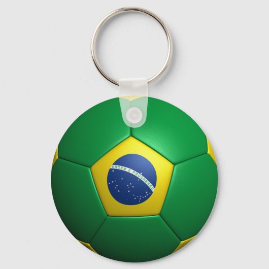 Brasilien Fußball Schlüsselanhänger (Vorderseite)