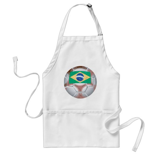 Brasilien-Fußball Schürze (Vorne)