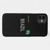 Brasilien Fußball Shirt Herz Case-Mate iPhone Hülle (Rückseite (Horizontal))