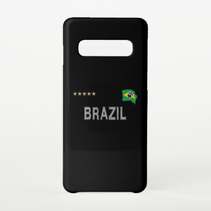 Brasilien Fußball Shirt Herz Samsung Galaxy S10 Hülle