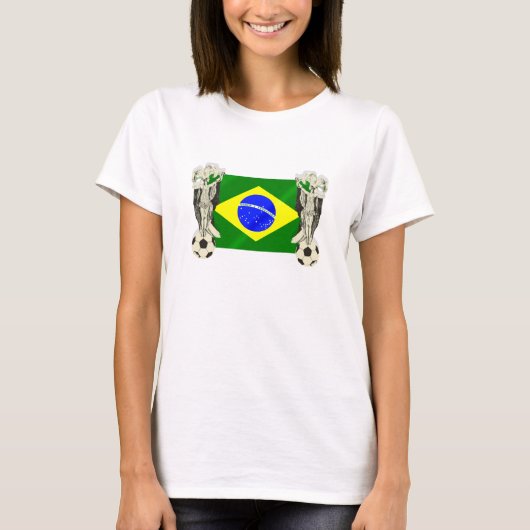 Brasilien-Fußball T-Shirt (Vorderseite)