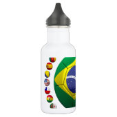 Brasilien-Fußball Trinkflasche (Links)