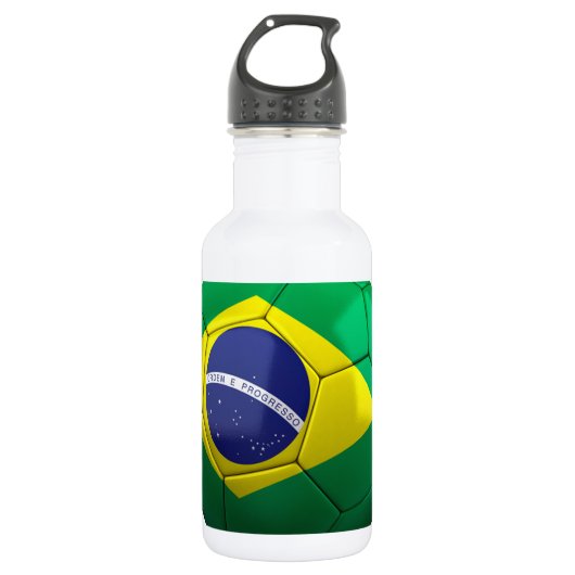 Brasilien-Fußball Trinkflasche (Vorderseite)