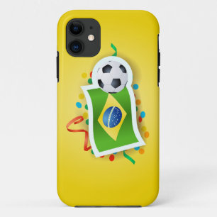 Brasilien, Fußballdesign Case-Mate iPhone Hülle