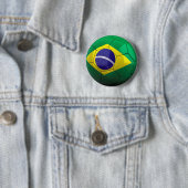 Brasilien-Fußballknopf Button (Beispiel)