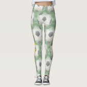 Brasilien-Fußballteamanhänger Leggings (Vorderseite)