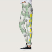 Brasilien-Fußballteamanhänger Leggings (Links)