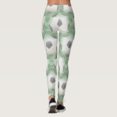 Brasilien-Fußballteamanhänger Leggings (Rückseite)