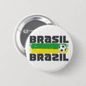 Brasilien Futbol Button (Vorne & Hinten)