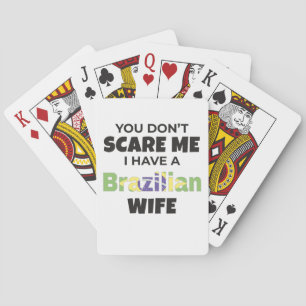 Brasilien Geschenk Sie kümmern mich nicht, ich hab Spielkarten