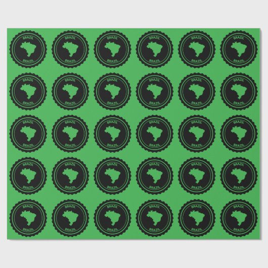Brasilien Geschenkpapier (Flach)