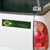 Brasilien Green and yellow Autoaufkleber (Auf Lkw)
