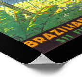 Brasilien (Grenze) Poster (Ecke)