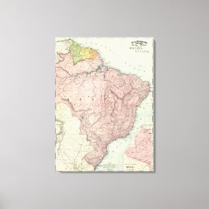 Brasilien, Guayana Leinwanddruck