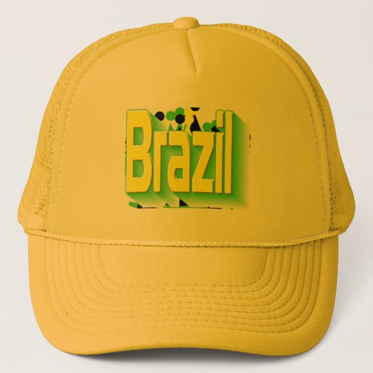 Brasilien hat truckerkappe (Vorderseite)