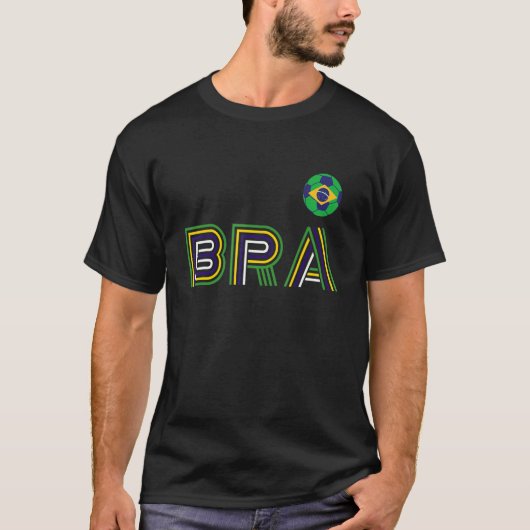 Brasilien Heritage Roots Flag Pride Brasil T-Shirt (Vorderseite)