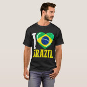 Brasilien I Liebe Brasilien T-Shirt (Vorne ganz)