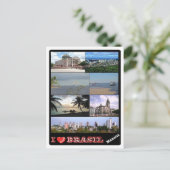 Brasilien - I Liebe - Manaus - Postkarte (Stehend Vorderseite)