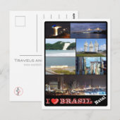 Brasilien - I Liebe - Natal - Postkarte (Vorne/Hinten)