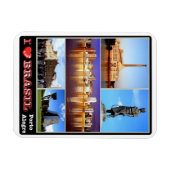 Brasilien - I Liebe - Porto Alegre - Magnet (Horizontal)