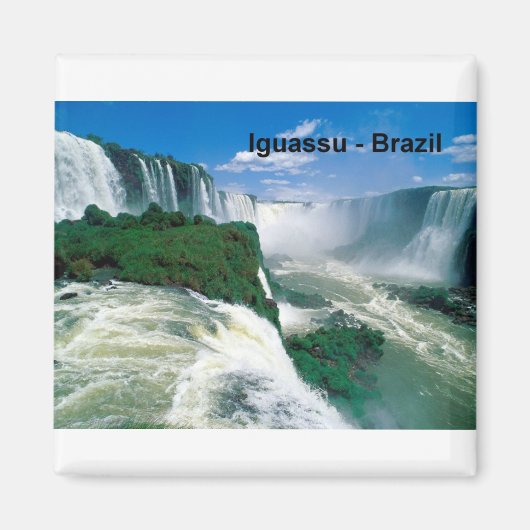 Brasilien Iguassu Falls (St.K.) Magnet (Vorne)