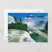 Brasilien Iguassu Falls (St.K.) Postkarte (Vorne/Hinten)