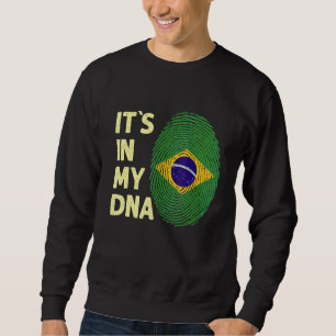 Brasilien in meiner DNA Brazilian Flag Team Brasil Sweatshirt