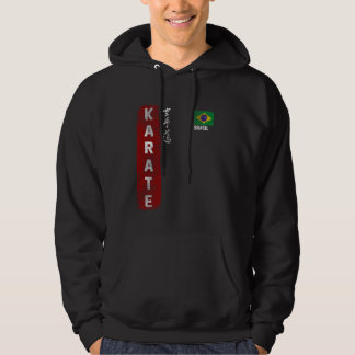 Brasilien Karate Brasilianische Flagge Kyokushinka Hoodie