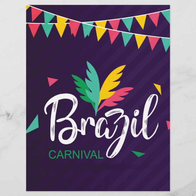 Brasilien-Karnevalsgeschenk (Vorderseite)