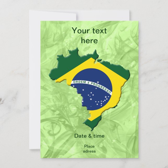 Brasilien-Karte (Vorderseite)