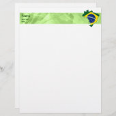 Brasilien-Karte Briefkopf (Vorne/Hinten)