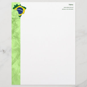 Brasilien-Karte Briefkopf