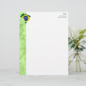 Brasilien-Karte Briefkopf (Stehend Vorderseite)