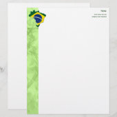 Brasilien-Karte Briefkopf (Vorne/Hinten)