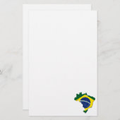 Brasilien-Karte Briefpapier (Vorne/Hinten)
