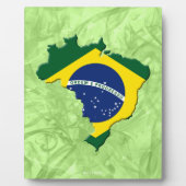 Brasilien-Karte Fotoplatte (Vorderseite)