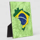 Brasilien-Karte Fotoplatte (Seite)