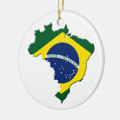 Brasilien-Karte Keramikornament (Links)