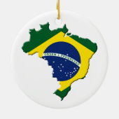 Brasilien-Karte Keramikornament (Hinten)