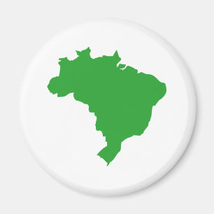 Brasilien-Karte Magnet