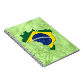 Brasilien-Karte Notizblock (Rechte Seite)