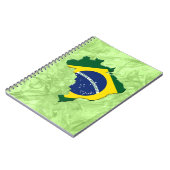 Brasilien-Karte Notizblock (Linke Seite)