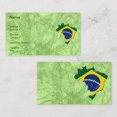 Brasilien-Karte Visitenkarte (Vorne/Hinten)