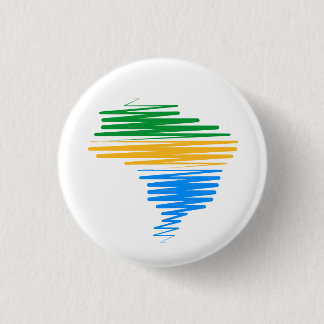 Brasilien kartografiert Grenze mit brasilianischen Button