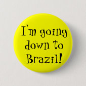 Brasilien-Knopf Button (Vorderseite)